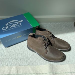 BRAND NEW IN BOX Abeo brown leather work boots | size USM9